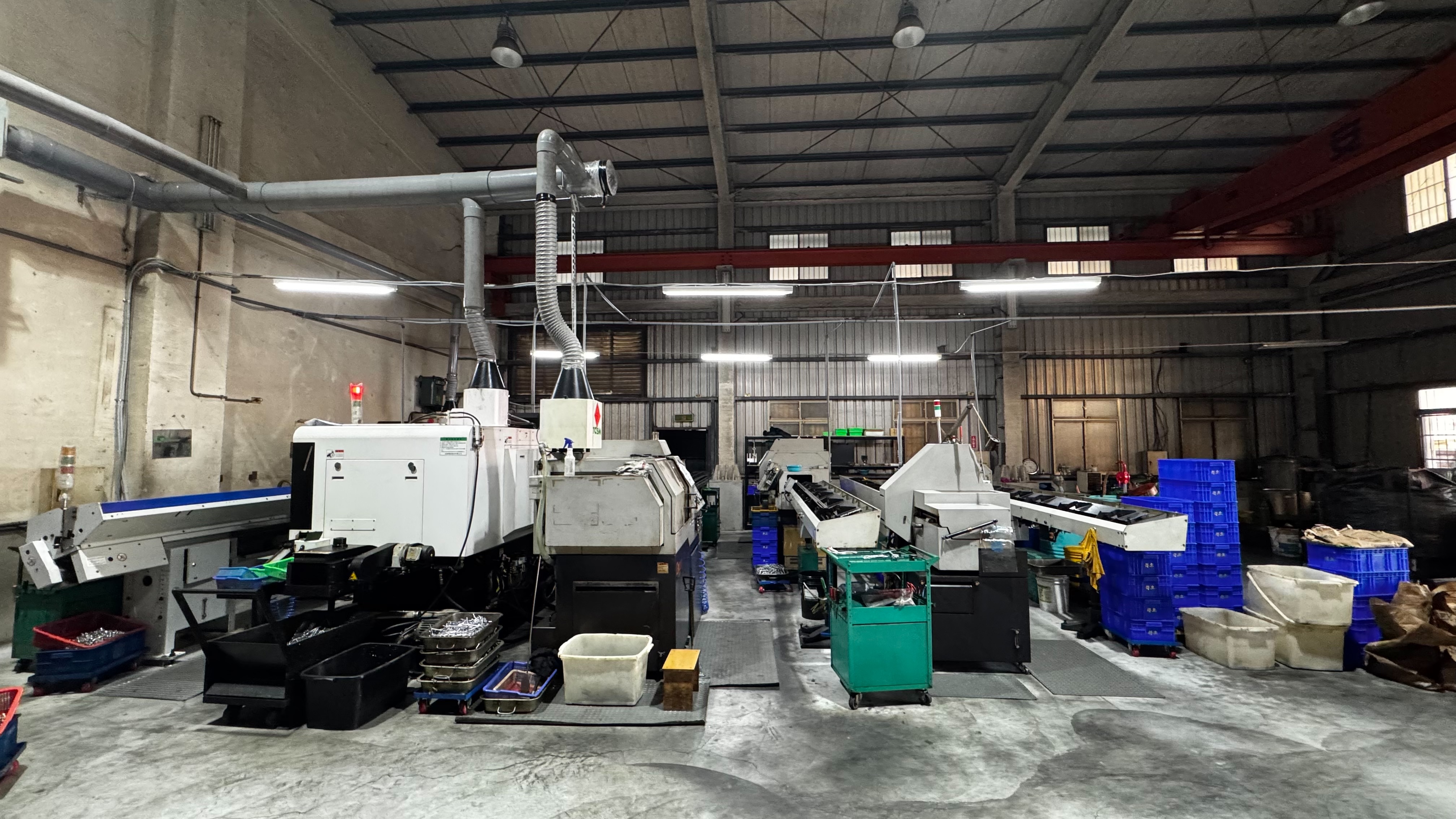 De Li Precision CNC factory floor Taiwan
